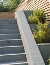 Granit 60x30x3 grafit stor trappa och planteringslådor